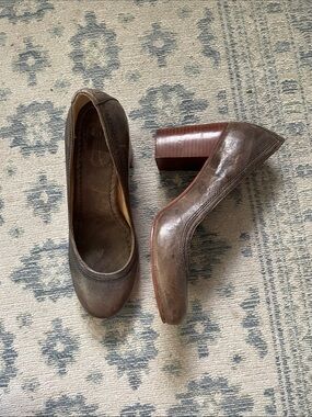 Frye Carson Heels, sz 8